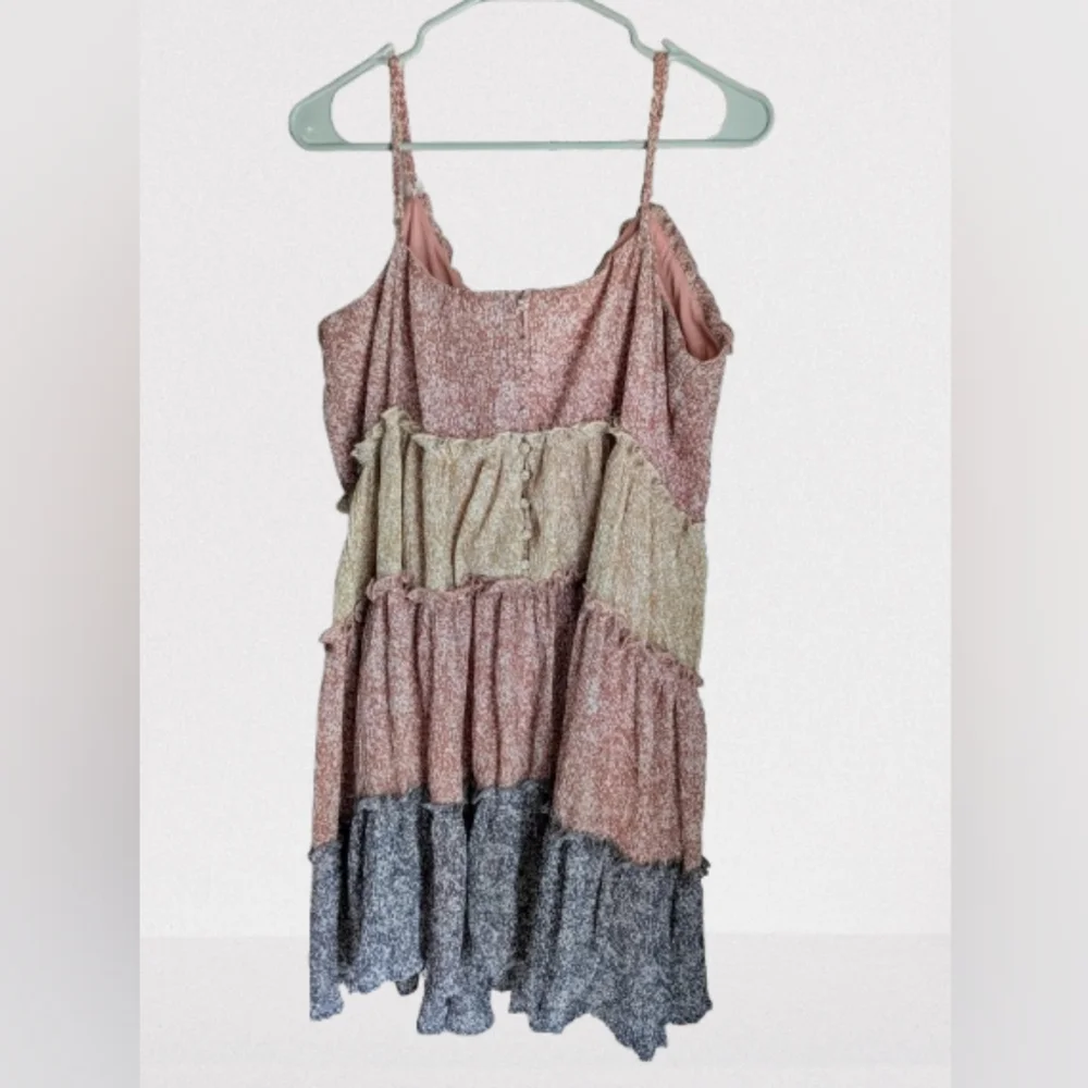 BOGO Sweet Lemon Chiffon Sleeveless Dress- 1X - Picture 2 of 4